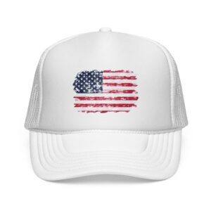 USA Distressed Flag Trucker Cap