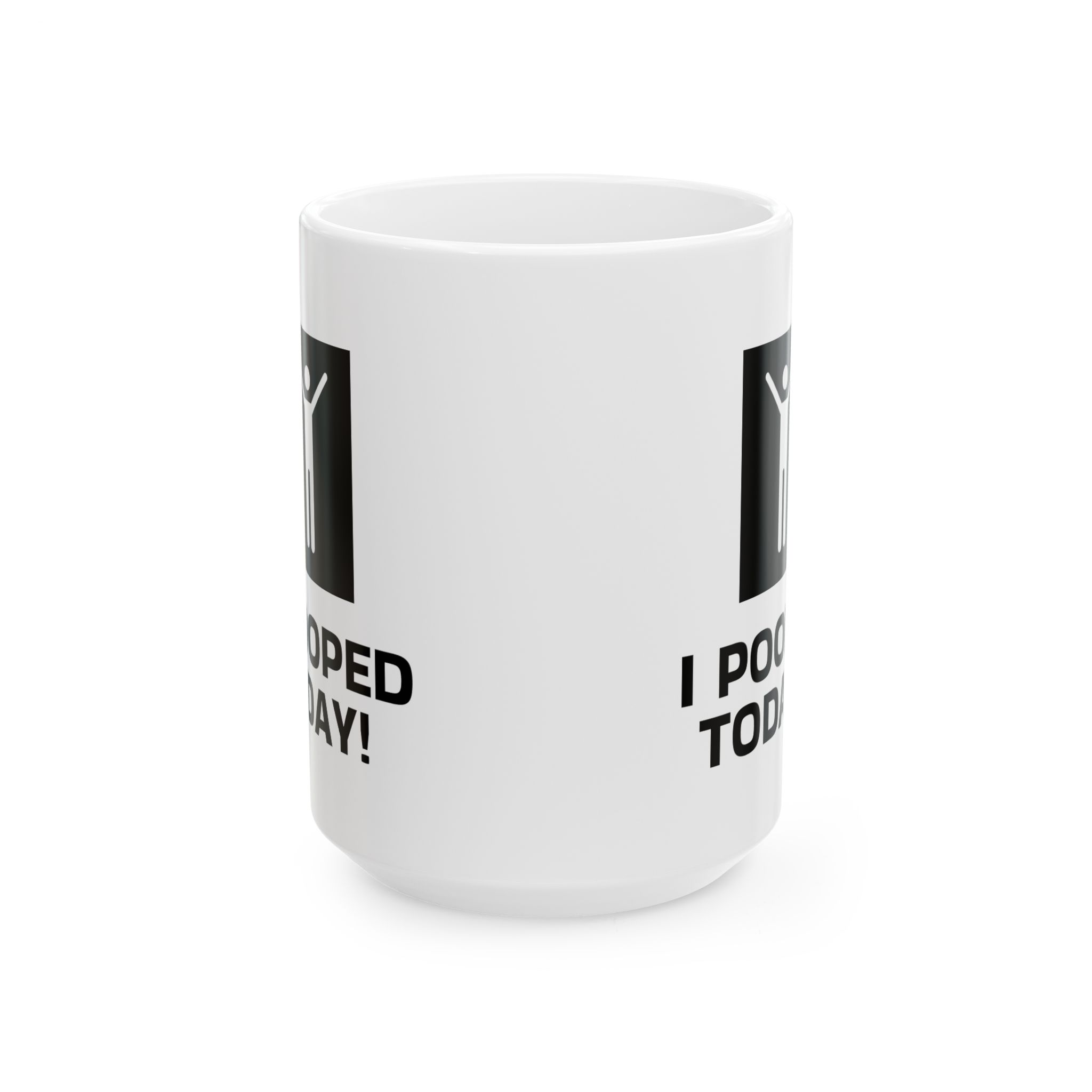 Mug — I Pooped Today! Funny Novelty Coffee Cup - Image 7